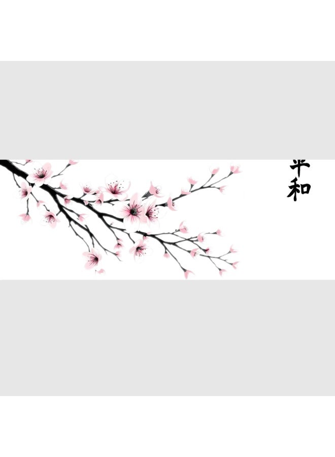 White Sukara Gaming Mouse Pad For Keyboard And Mouse Non-Slip Rubber Base - Size 80X30 CM